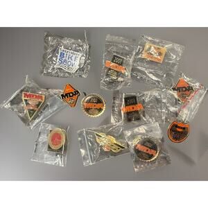 12 VTG NEW! Harley Pin Lot MDA Willie Freedom Bike Week Motorcycle Ride Hog Club